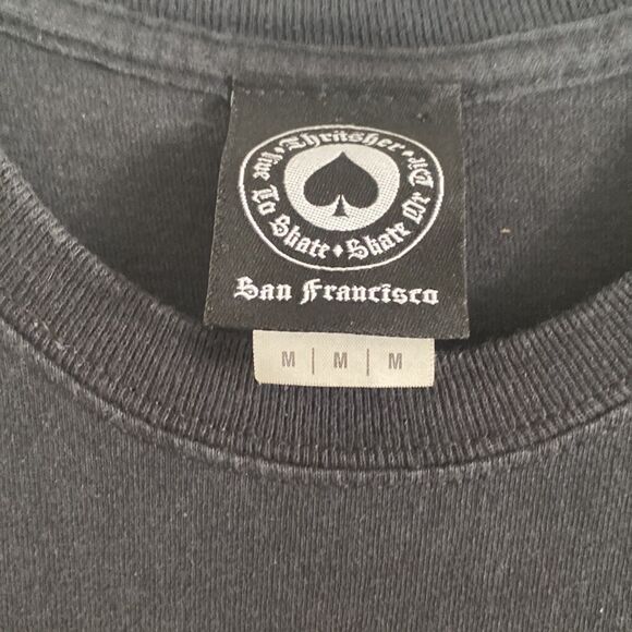 THRASHER Men’s Black T Shirt Size M - Picture 2 of 3